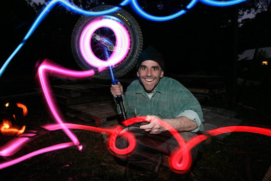 Unicycle Trials at Night