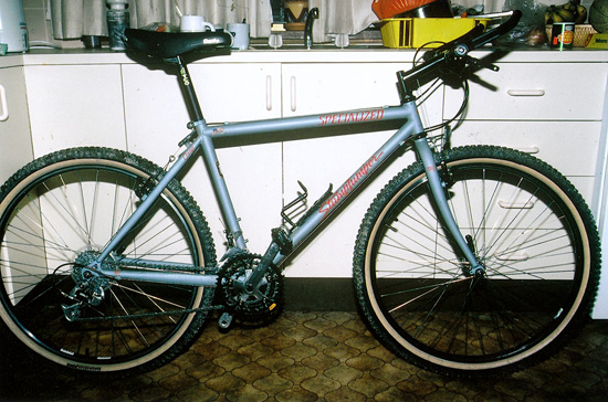 Before upgrades, my Specialized Stumpjumper Comp 1991