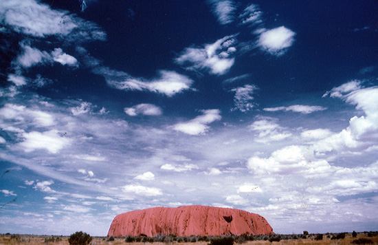 Uluru, Central Australia, Solo MTB Tour 1988