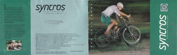 Syncros 1993 Catalogue