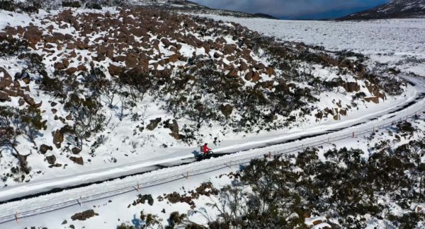 Read more about the article MTB Snow Drone on kunanyi